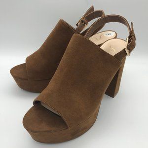 SUGAR Round Open Toe Heeled Shoes Women's 8 M